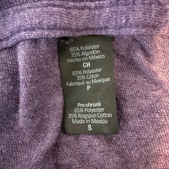 Womens Purple "It Is Well With My Soul" Short Sleeve T-Shirt S - Picture 4 of 6